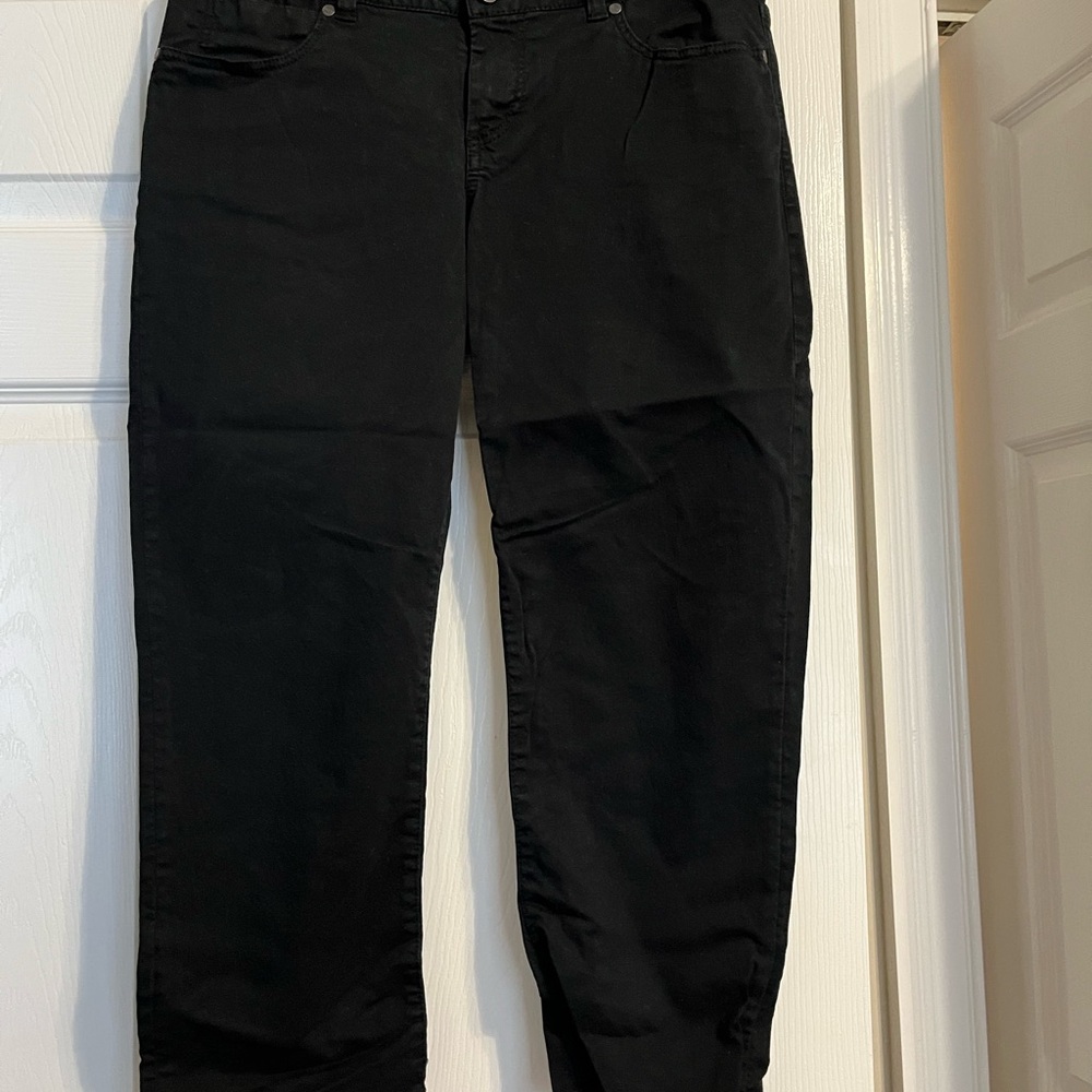 Talbots Women's Classic Black Ankle Jeans